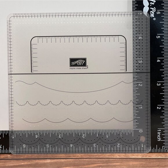 Stampin Up! Stencils 5-Piece Set With Case - Picture 5 of 11